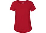 Neutral O80012 | Maglietta Da Donna Con Maniche Arrotolate / Maglia Single Jersey - Colore: Rosso - Taglia: M