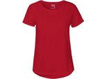 Neutral O80012 | Maglietta Da Donna Con Maniche Arrotolate / Maglia Single Jersey - Colore: Rosso - Taglia: Xxl
