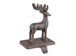 Clayre & Eef Calza Natalizia Renna All'uncinetto 13X11X21 Cm Ferro Marrone