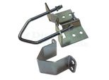 Set Di Montaggio Su Palo - Morsetto Per Palo + Base Per Palo Per Il Montaggio Di Pali Per Antenne Fino A Ø 48-50 Mm