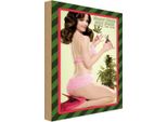 Vianmo Insegna In Legno 18X12 Cm Cannabis Grow Your Own Dope Pinup