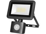 Adviti Faro AD-NL-6253BLR4 Proiettore Led Con Sensore Di Movimento, 20W, Smd Led