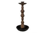 Candeliere Clayre & Eef 25 Cm Ferro Nero