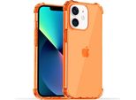 Smartphonica Iphone 11 Custodia In Silicone Antiurto Trasparente Con Paraurti - Arancione