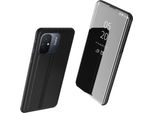 Custodia Clear View Per Xiaomi Redmi 11A / Poco C55 / Redmi 12C Flip Cover Nero