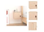 Vidaxl Armadio A Muro 31,5X30X30 Cm In Legno Di Pino Massiccio - Mensole A Muro