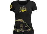 Hotspot Design Fishing Mania Carpfishing, L, Nero-Giallo, T-Shirt, 010001103