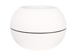 Vaso Per Piante Riviera Bianco Ø 50 Cm Plastica Circolare