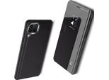Custodia Clear View Flip Cover Samsung Galaxy A22 4G Nero