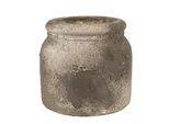 Vaso Da Fiori Clayre & Eef Ø 17X16 Cm Grigio Beige Terracotta