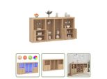 The Living Store Credenza Con Luci Led Rovere Sonoma 202X37X100 Cm