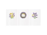 Kit Punto Croce Contato Vervaco Biglietti D'auguri "Lavanda"" Set Di 3, 10,5X15Cm"