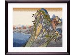 Kit Olympus Per Punto Croce Contato "Veduta Del Lago (Hakone) Di Ando Hiroshige"", 29,5X37Cm, Originale Dal Giappone"