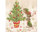 Confezione Da Ricamo A Punto Croce Bothy Threads "Decorating Double Act"", Schema Per Il Conteggio, XSS25, 26X26Cm"