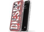 Diesel Custodia A Scatto Clear Aop Iphone 12 Promax Czerwono-Szary/Rosso-Grigio 42568
