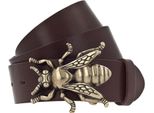 Vanzetti Pelle Cintura 40Mm Leather Belt W90 Dark Brown Marrone Scuro