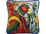Confezione Di Cuscini Da Ricamo Per Arazzi Bothy Threads "Flights Of Fancy: Pheasant"", Immagine Da Ricamo Prestampata, TLH2, 36X36Cm"