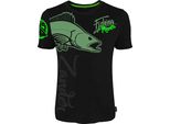 Hotspot Design Fishing Mania Zander, M, Nero-Verde, T-Shirt, 010000702