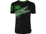 Hotspot Design Fishing Mania Pike, M, Nero-Verde, T-Shirt, 010000802