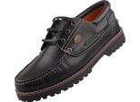 Mocassino In Pelle Da Uomo Dockers By Gerli Nero