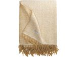 Copriletto Tom Tailor Lana Erringbone Beige 130 X 170 Cm