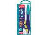 Maped 119411 Scatola Di Bussole Maped Study Pixel Party, 2 Pezzi
