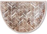 Zerbino Astra Lavabile Pure & Soft Beige 50 X 70 Cm Semicircolare