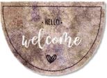 Zerbino Astra Lavabile Pure & Soft Marrone Chiaro 50 X 70 Cm Semicircolare