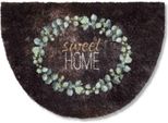 Zerbino Astra Lavabile Pure & Soft Grigio Scuro 50 X 70 Cm Semicircolare