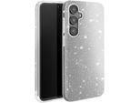 Avizar, Custodia In Silicone Scintillante Per Samsung S23 Fe - Ultrasottile E Antiurto, Argento