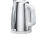 Wasserkocher Purshine Wk 1500 Wh Edelstahl/Weiß, 1,7 Liter, 2.200 Watt