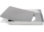 Patisse Teglia Per Quiche Forata Con Fondo Removibile 21X21Cm Silver-Top P03581