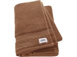 SchöNer Wohnen Asciugamano Da Doccia Cuddly Colore Cannella Dimensioni 70X140 Cm