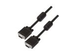 Aisens - Cavo Svga Con Ferrite, Hdb15/M-Hdb15/M, Nero, 3,0M