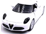 Onwomania Alfa Romeo 4C Sportwagen Modellauto Auto In Weiss Mst. 1:34