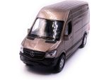Onwomania Mercedes Benz Sprinter Panel Van Gold Modellauto Auto Mst. 1:34