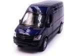 Onwomania Mercedes Benz Sprinter Panel Van Blau Modellauto Auto Mst. 1:34