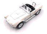 Onwomania Shelby Cobra Modello Auto Convertibile Auto Sportiva Auto D'epoca Bianco Mst. 1:34