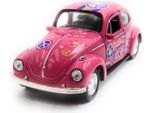 Onwomania Maggiolino Maggiolino Hardtop Modello Auto Pace Rosa Mst. 1:34
