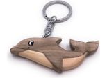 Onwomania Portachiavi In Legno Delfino Delfino Grigio Balena Mammifero Acqua Mare Ciondolo Fascino