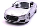 Onwomania Audi Tt Compatto Modello Di Auto Sportiva Argento Mst. 1:34