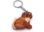 Onwomania Portachiavi In Legno Volpe Rossa Simpatico Predatore Foresta Animale Ciondolo Fascino