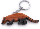 Onwomania Portachiavi In Legno Formichiere Mammifero Animale Selvatico Ciondolo Fascino