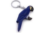 Onwomania Portachiavi In Legno Pappagallo Uccello Parrocchetto Allevamento Uccello Blu Ciondolo Fascino