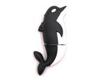 Onwomania Delfino Pesce Oceano Animale Nero Divertente Chiavetta Usb 8 Gb Usb 2.0