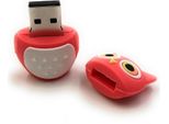 Onlineworld2013 Gufo Uccello In Rosa Divertente Chiavetta Usb 128 Gb Usb 3.0