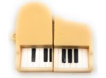 Onlineworld2013 Pianoforte A Coda In Bianco Divertente Chiavetta Usb 128 Gb Usb 3.0