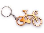 Onwomania Portachiavi Bicicletta Arancione Ciondolo In Metallo Piatto Charm
