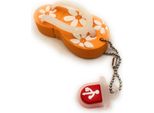Onwomania Sandale Flip Flop Schuh In Arancione Divertente Chiavetta Usb 8 Gb Usb 2.0
