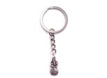 Onwomania Portachiavi Ananas Maturo Frutta Argento Metallo Ciondolo Charm
